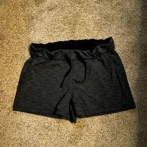 Lululemon grey shorts with drawstring. Great used condition.
